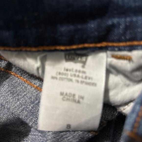 Levi’s shorts women’s size 8 blue 515 Bermuda cuffed 100% cotton - Picture 7 of 7